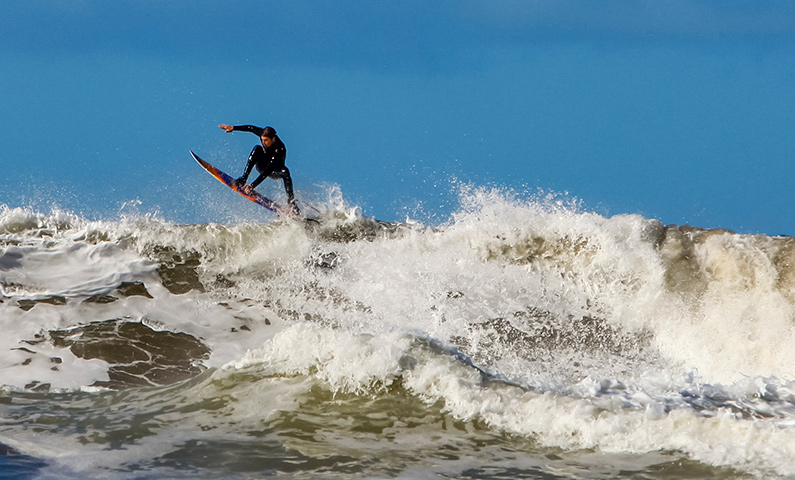 Surf en Mar del Plata